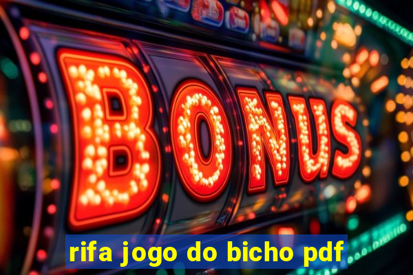 rifa jogo do bicho pdf